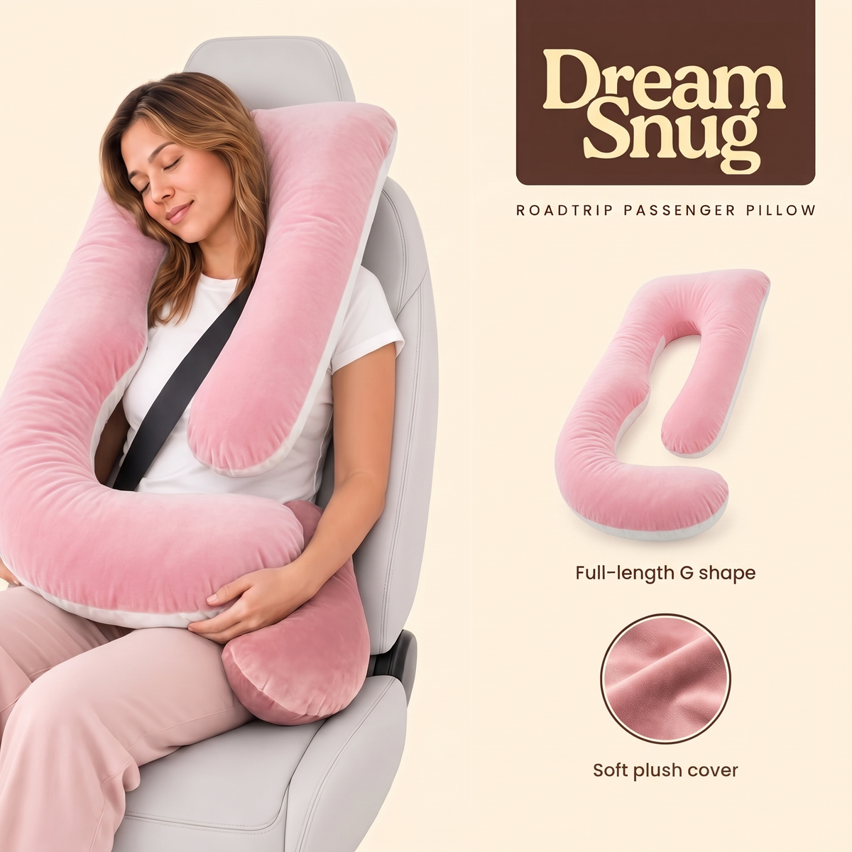 DreamSnug™ Passenger Pillow